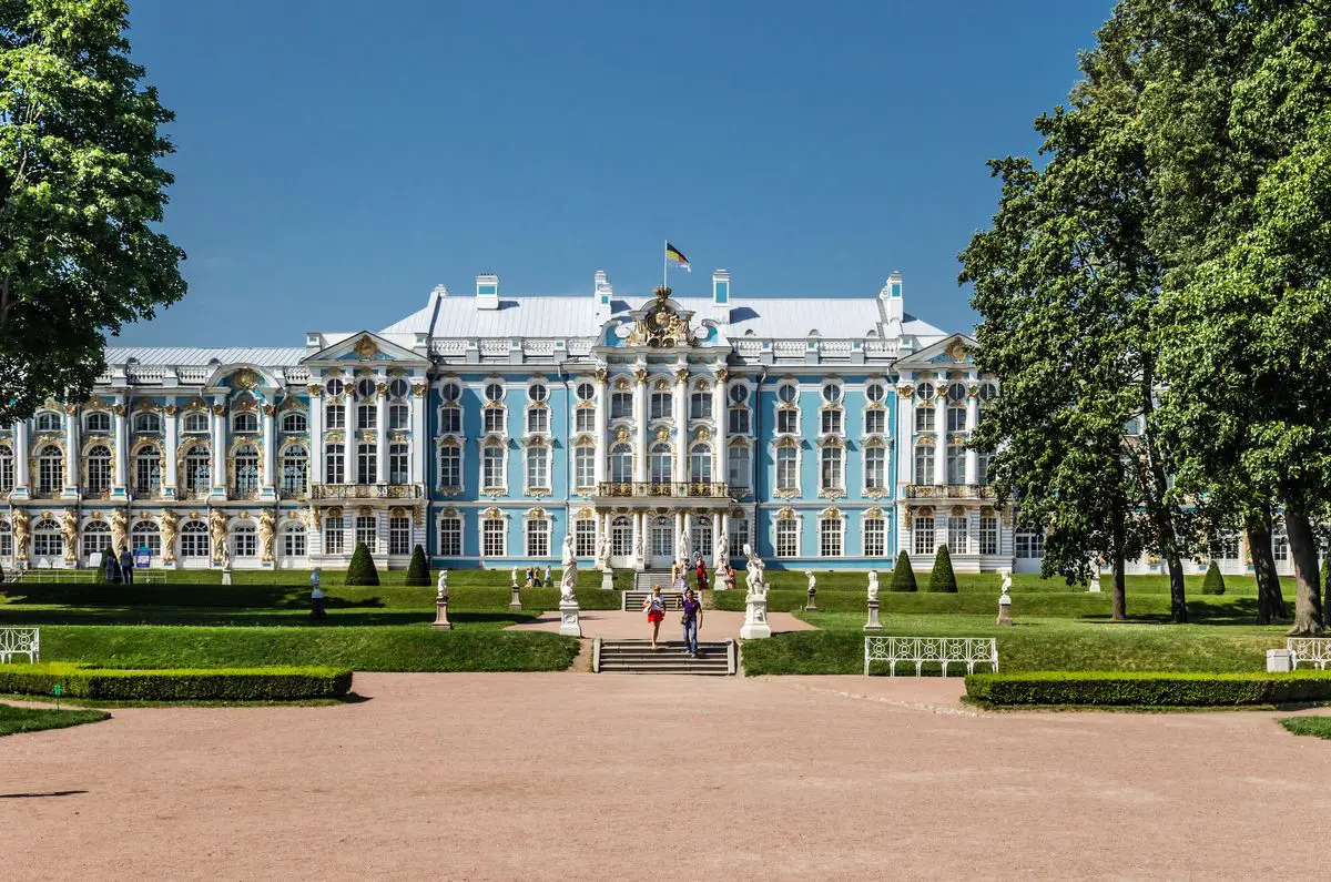 Catherine Palace in Tsarskoe Selo