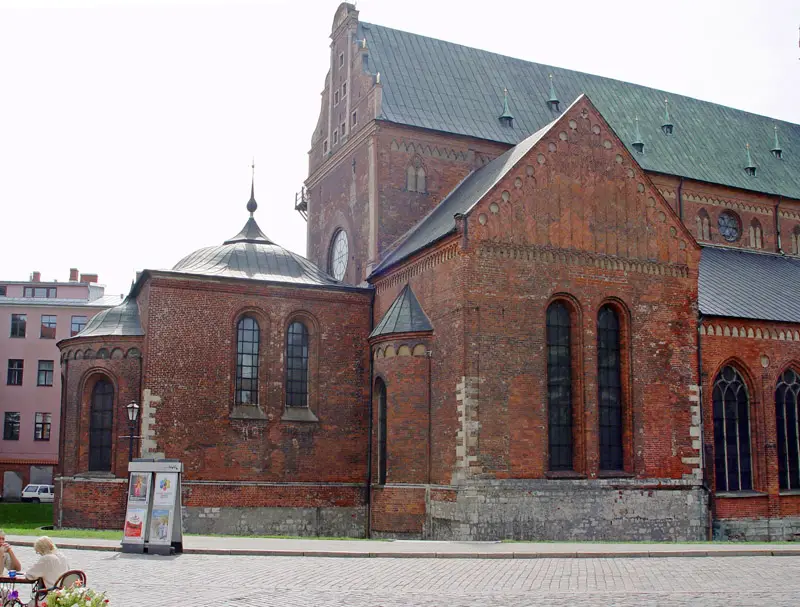 Eastern part of Riga Cathedral - the oldest part of the structure