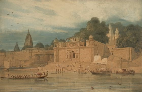 Shivala Ghat in Varanasi, 1790