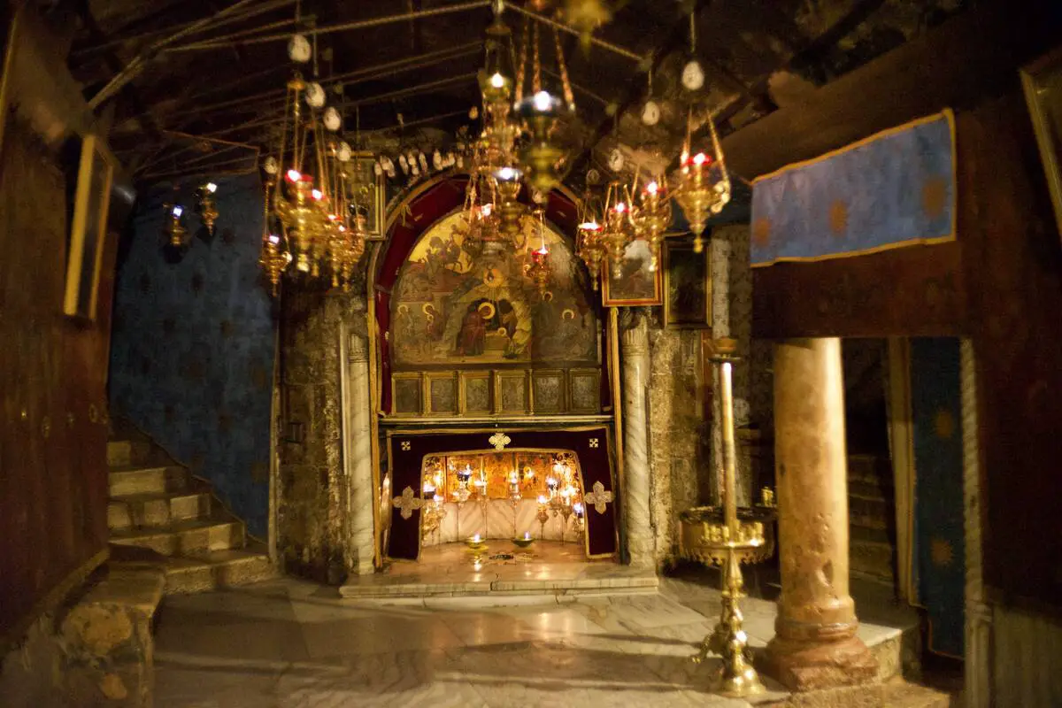 Nativity Grotto under the Church of the Nativity