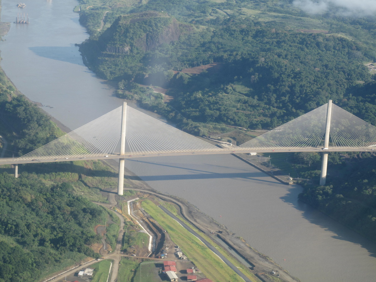 Centennial Bridge across Panama Canal