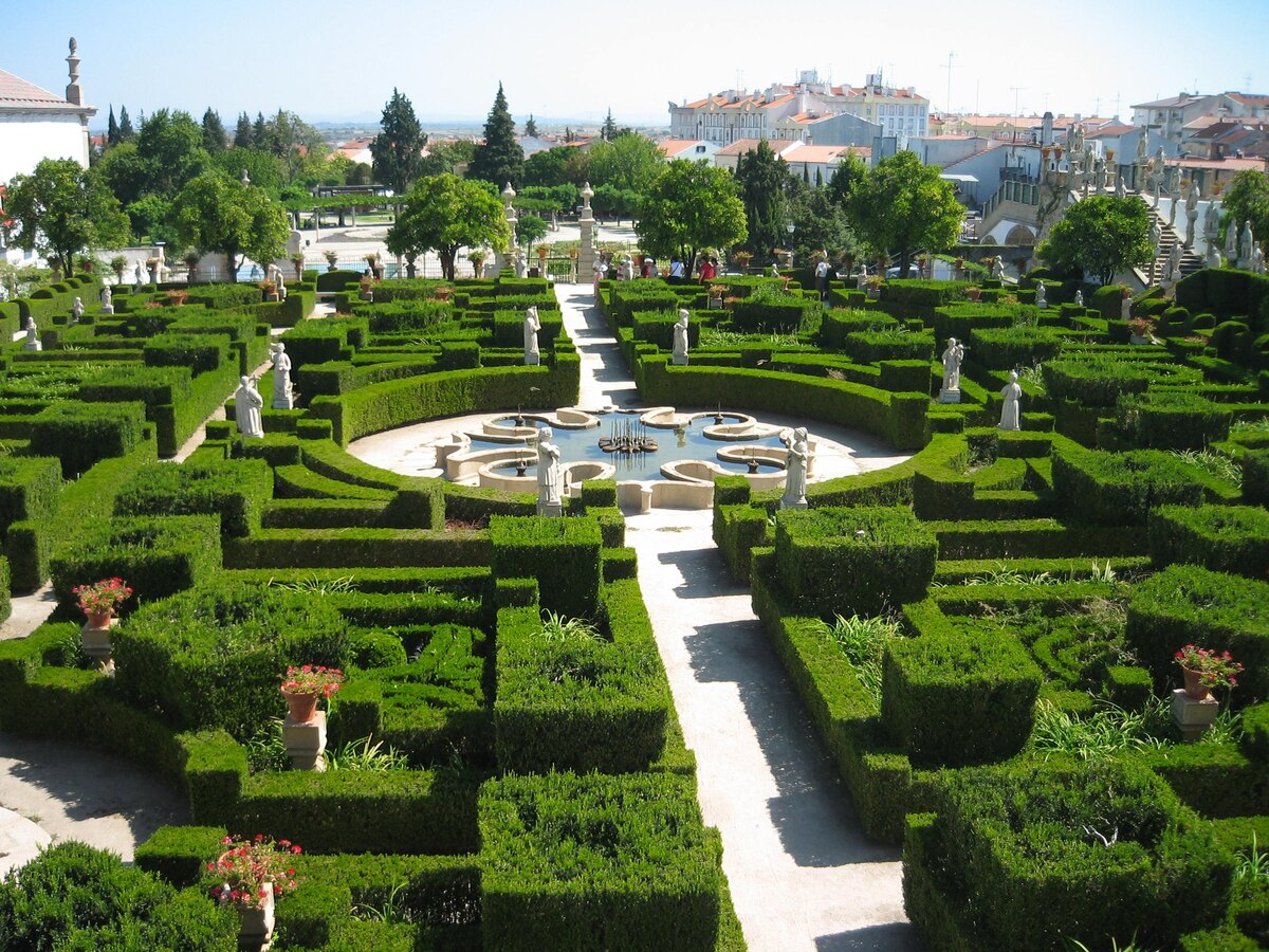 Garden of the Episcopal Palace in Castelo Branco