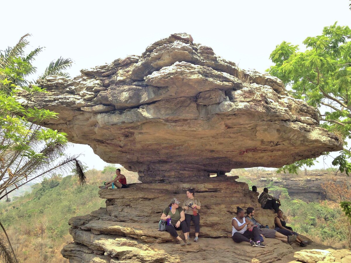 Umbrella Rock near Boti Falls
