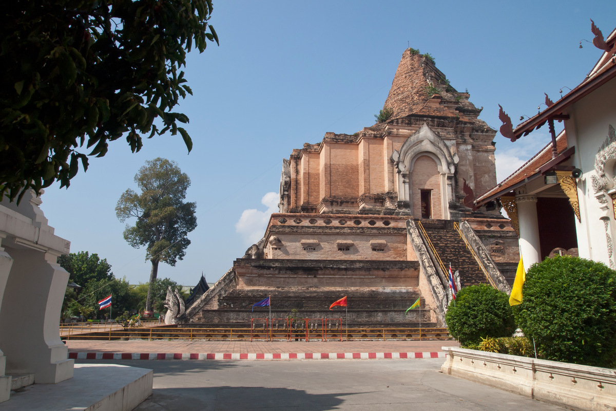 Wat Chedi Luang, the stupa