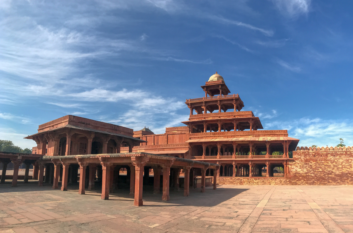 Panch Mahal palace in Fatehpur Sikri