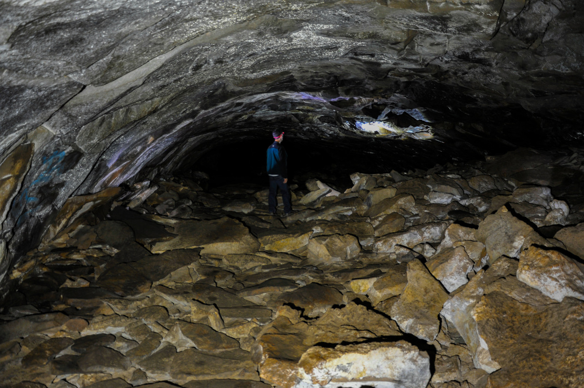 Lava River Cave near Flagstaff