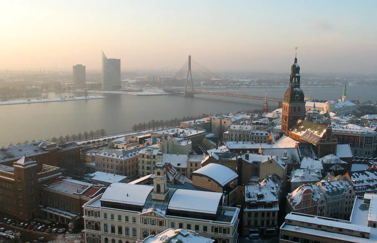 Old Riga from Saint Peter's Church