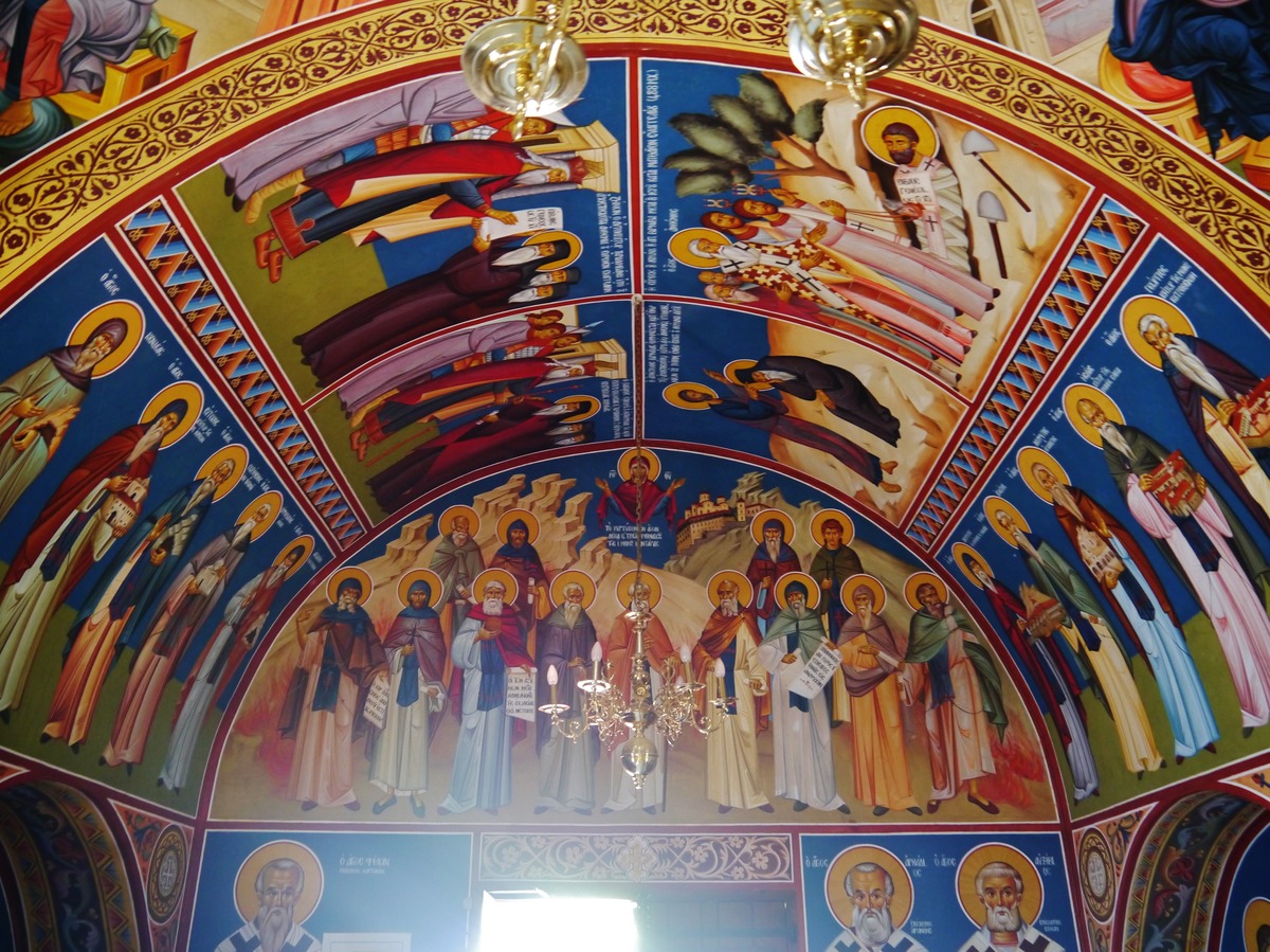 Frescoes in All Saints Church, Stavrovouni Monastery
