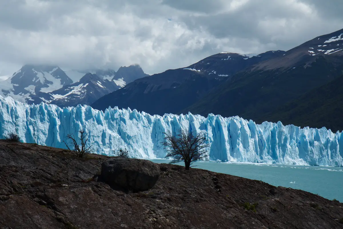 One of the most spectacular glacial landforms of the world - the front of Perito Moreno Glacier, Argentina