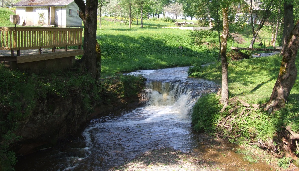 Lielvardes Rumbina waterfall, May 2013